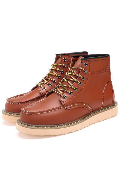 Fleece-gefütterte, dick besohlte Herrenstiefel