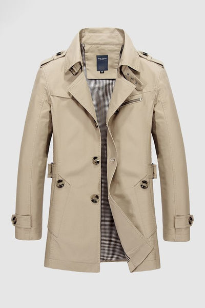 Formelle Windjacke Trench Jacke