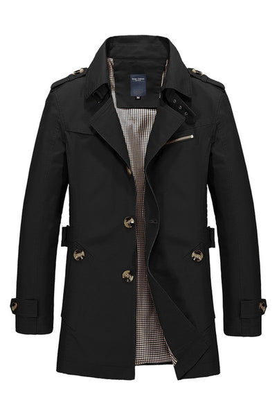 Formelle Windjacke Trench Jacke