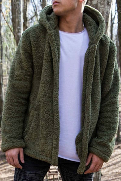 Kapuzenjacke aus Fleece
