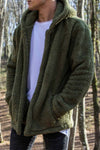 Kapuzenjacke aus Fleece