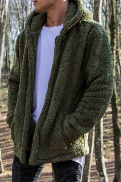 Kapuzenjacke aus Fleece