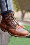 Klassische Stiefeletten aus Leder