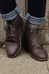 Klassische Stiefeletten aus Leder