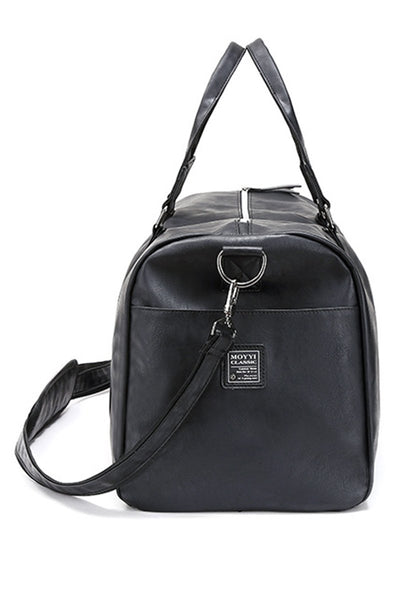 Vegane Ledertasche mit großem Fach
