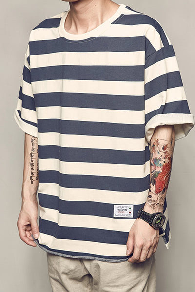 Retro Streifen T-Shirt