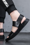 Lässige Ledersandalen