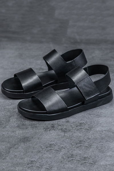 Lässige Ledersandalen