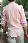 Baumwoll-Leinen Sommer-Shirt