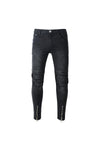 Biker Skinny Jeans mit Reißverschluss