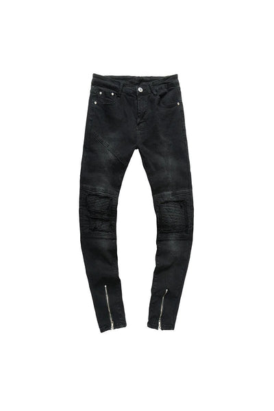 Biker Skinny Jeans mit Reißverschluss